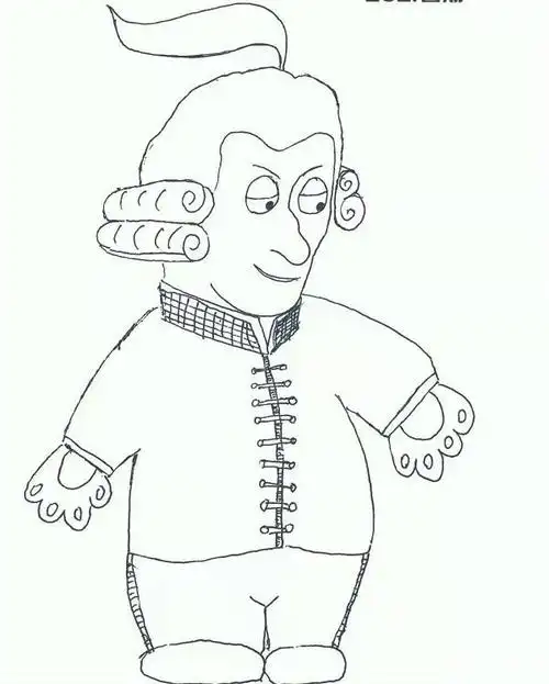 黄渤荣梓彬手绘莫扎特,画风清奇,同一个美术老师无疑!