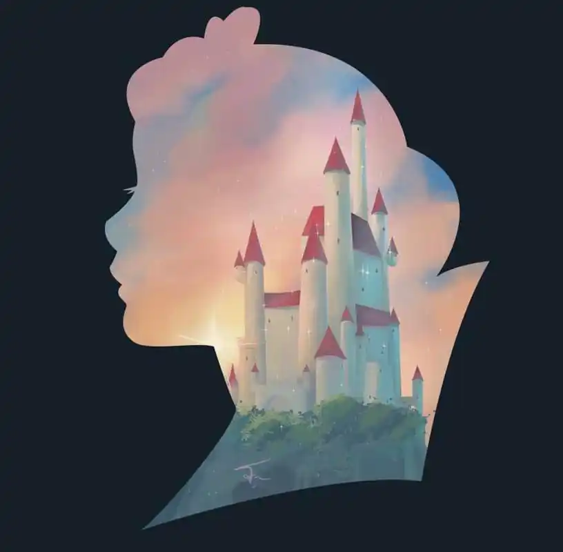 原创迪士尼公主的真爱粉来集合看剪影城堡一眼能认出哪位公主