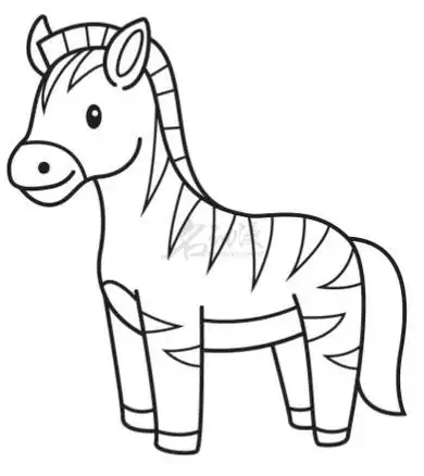 画斑马的绘画技巧