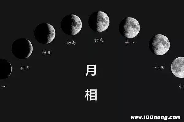 月亮的变化规律和图片,赏月须知小知识(形状变化每月一个周期)