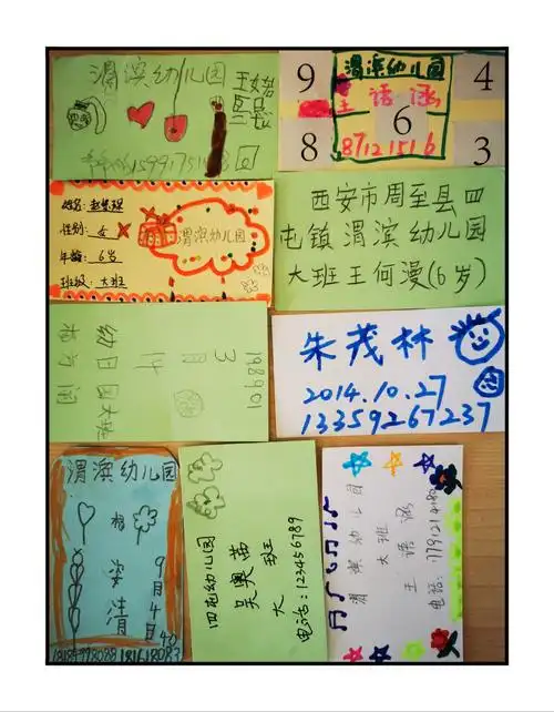 我和爸爸妈妈爷爷奶奶一起设计名片,瞧,我的作品多有创意!