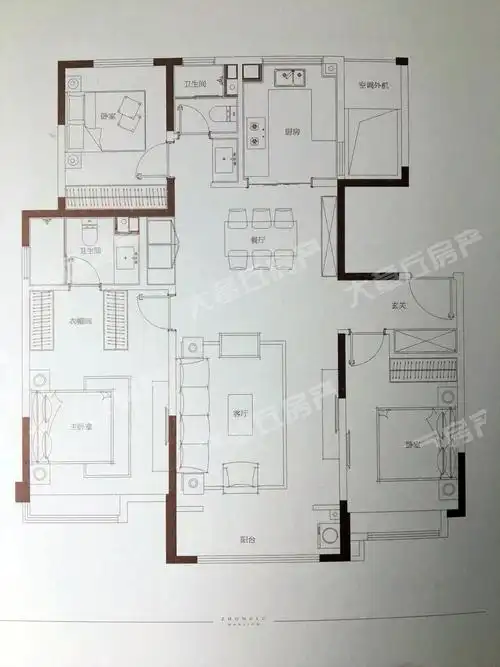 中麓府户型图_大章丘