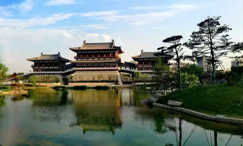 《隋唐遗址公园九洲池印象》