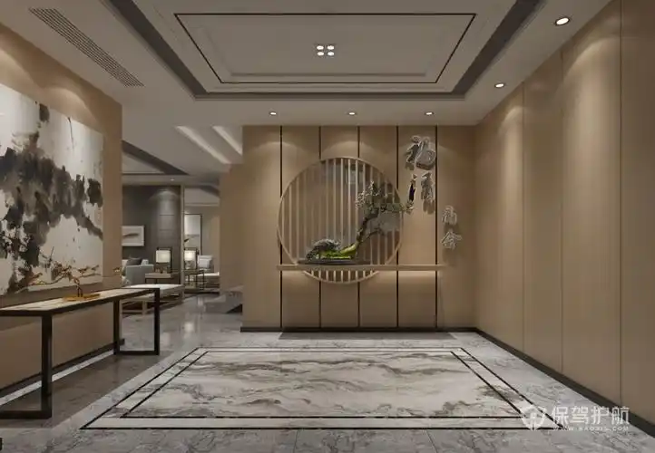 创意中式领导办公室装修效果图