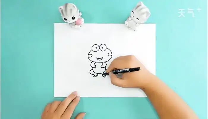 正在冬眠的青蛙简笔画正在冬眠的青蛙画报