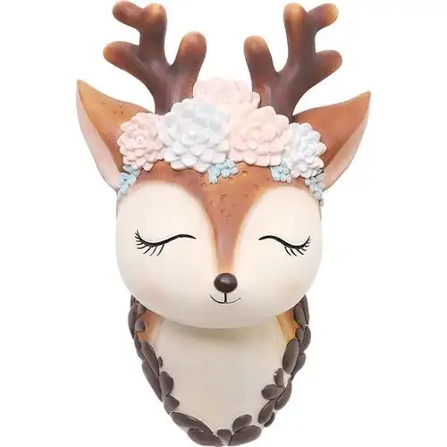 梅花鹿壁挂墙上装饰创意家居饰品挂饰房间墙壁墙面ins风动物挂件