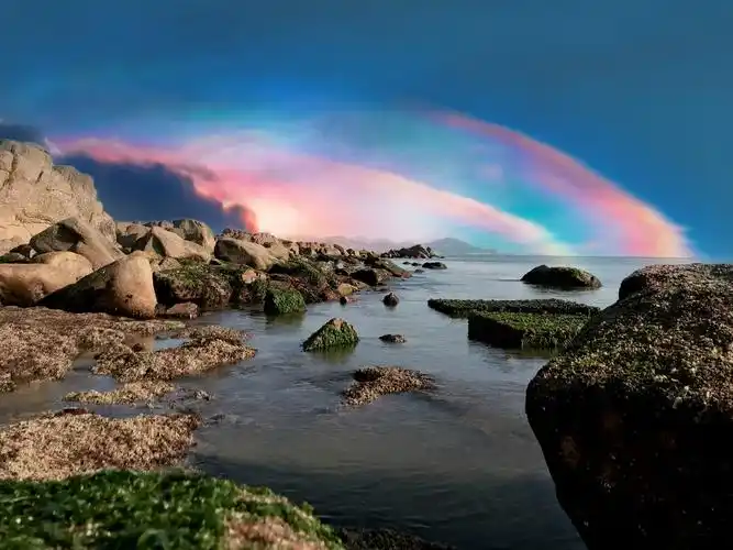 海边彩虹
