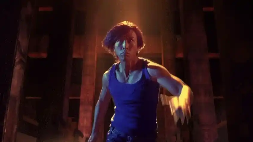 型男 奔跑 王小龙 甄子丹 电影 肌肉男 龙虎门