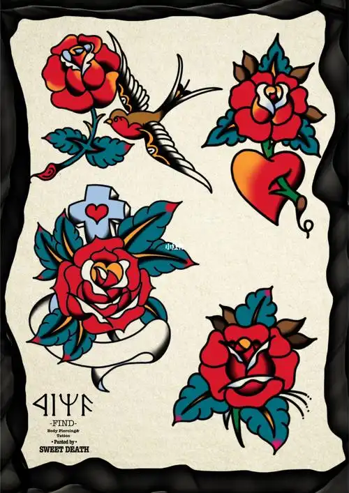 仅供分享观摩,禁止他人处于商业目的窃取#oldschooltattoo #tattoo