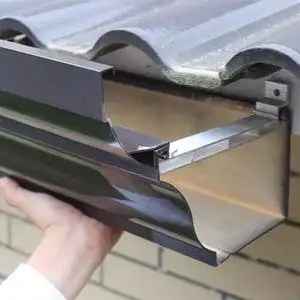 铝合金天沟雨水槽屋檐排水槽型材落水系统别墅水沟檐沟方形雨水.