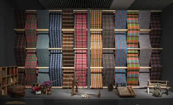 鲁锦(图片来源/菏泽文化旅游官方微博)