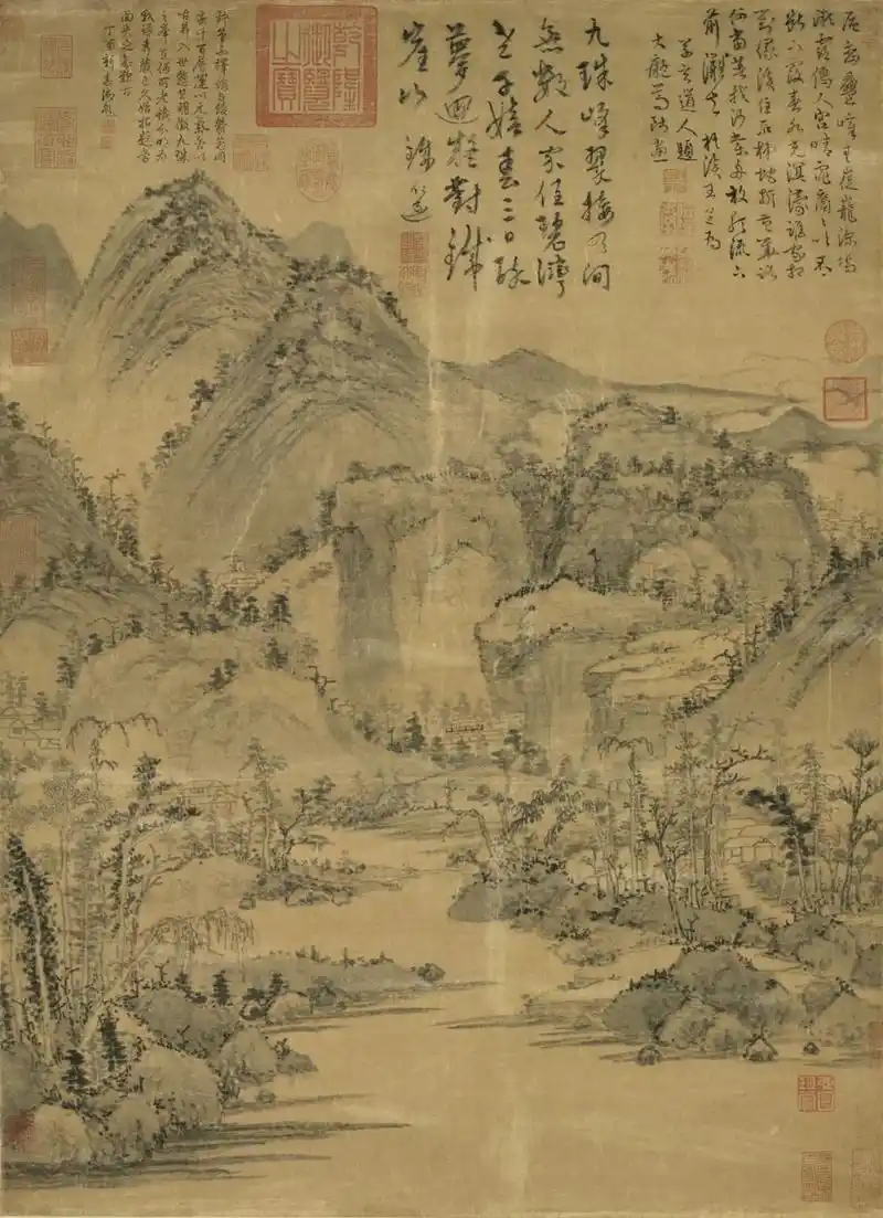 价值连城的中国十大传世名画之八:元代黄公望《富春山居图》