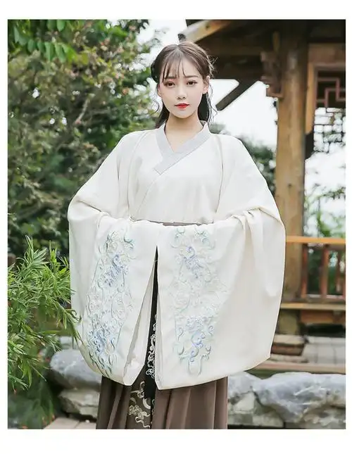 汉服男装古装长袍全套情侣云山流水原创汉服男魏晋风汉