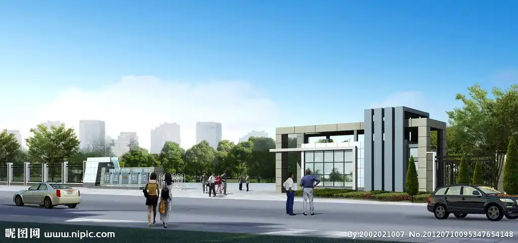 大门方案设计图__建筑设计_环境设计_设计图库_昵图网nipic.com