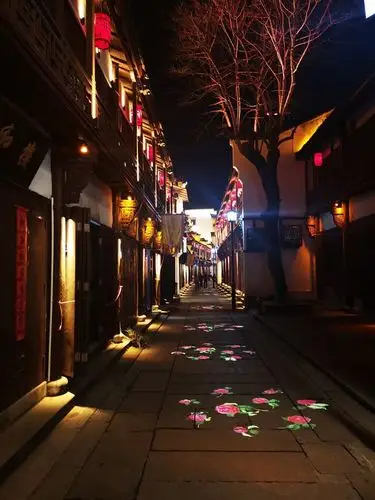 金华古子城夜景.