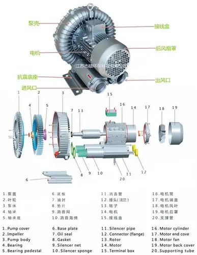 高压风机 污水池曝 单段高压曝气专用风机 工厂污水曝气风机