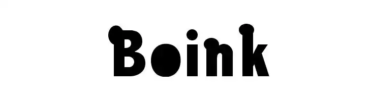 boink  免费字体下载