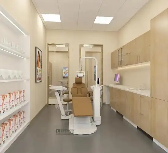 口腔牙科诊所设计-优雅现代风格牙科诊所设计效果图