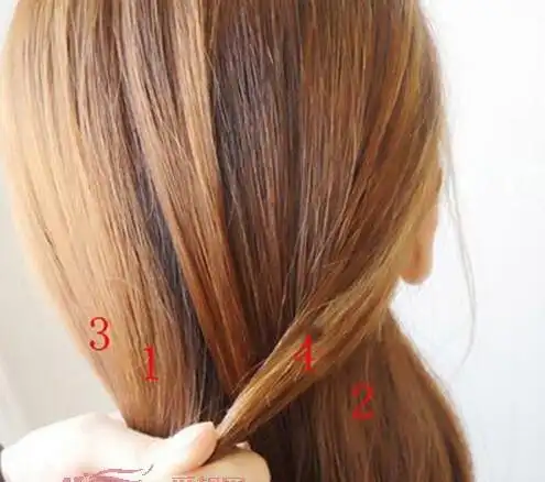 鱼骨辫的编法图解视频,鱼骨辫的编法图解慢动作 - 网络编辑之家