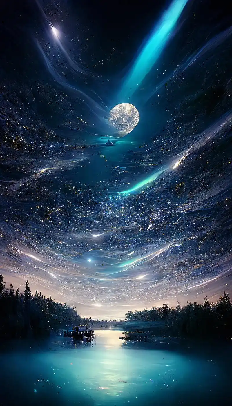 唯美星空 在此刻描述一下自己现在的感受 - 抖音