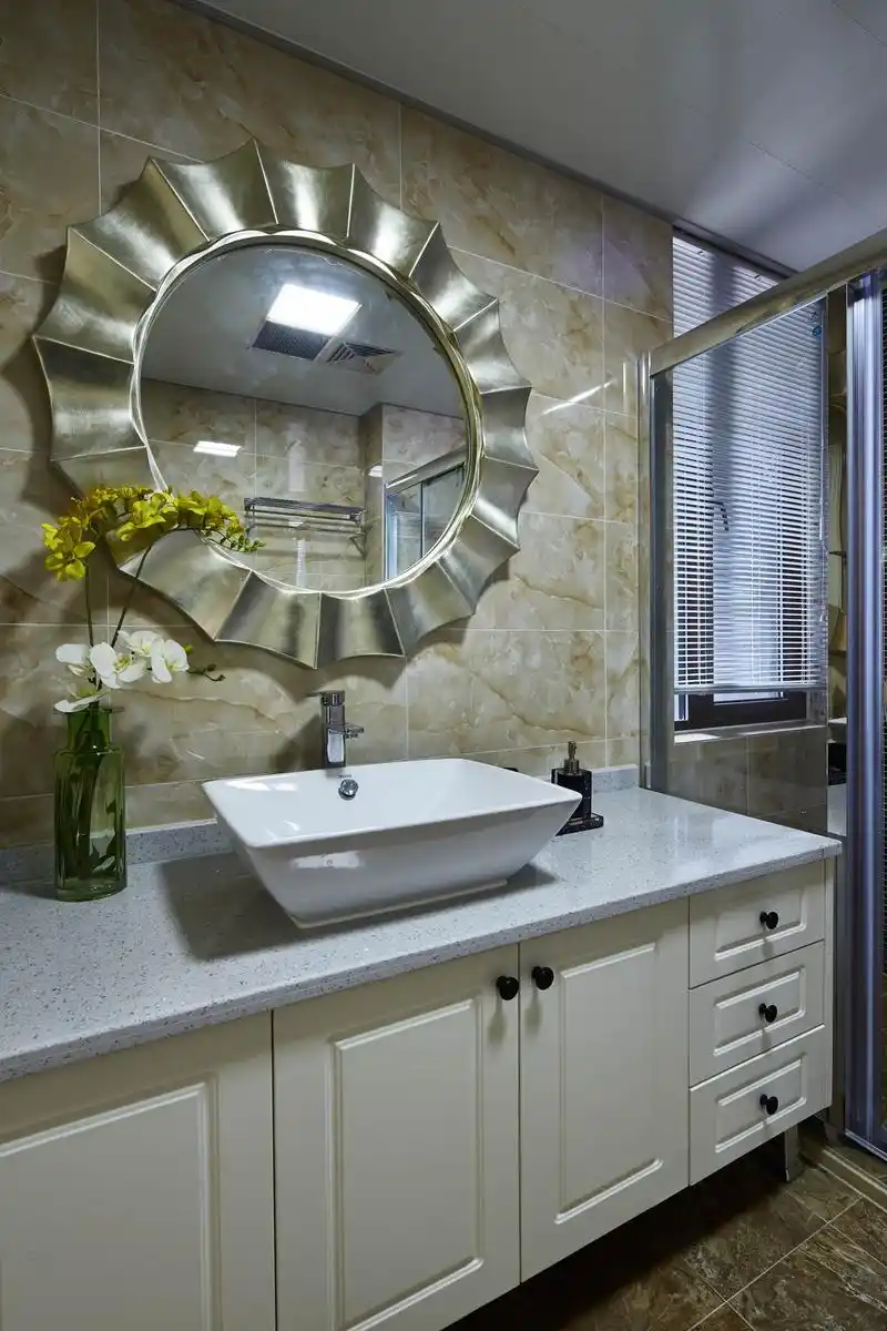 混搭风格浴室柜效果图,混搭风格浴室柜效果图案例_2023装修效果图