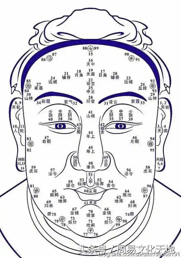 克子面相 中国传统痣相学:男人面部痣相全解(可收藏)_算命相术-易经