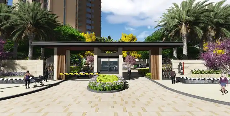 首先小区入口景观是居住小区和城市街道的连结点,也是展示居住小区