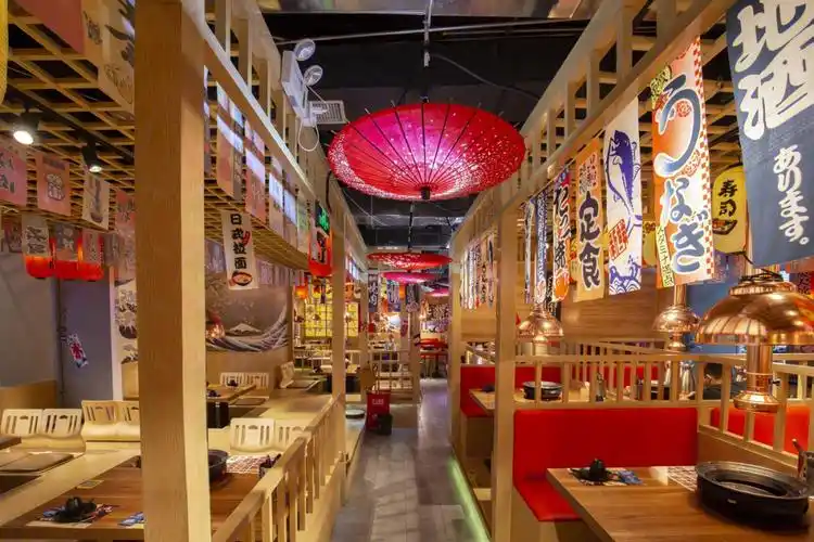 日式烤肉店设计店内实拍