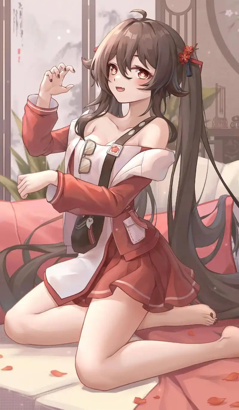 原神枫丹 #胡桃 #原神 #二次元美图 #图片来自网络 - 抖音