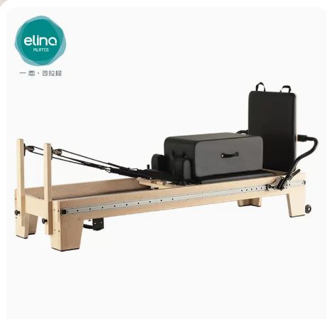 elina一恋普拉提官方大器械cr40白枫木澳洲款全轨道平床中高脚瑜