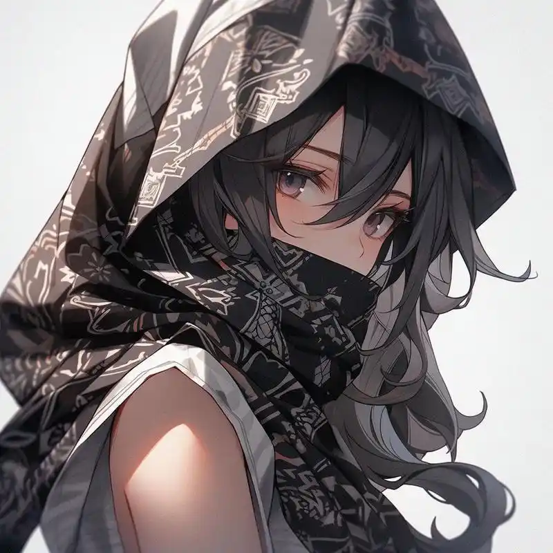 超酷的口罩小姐姐#好看有效的口罩# #动漫女生头像# #超酷头像