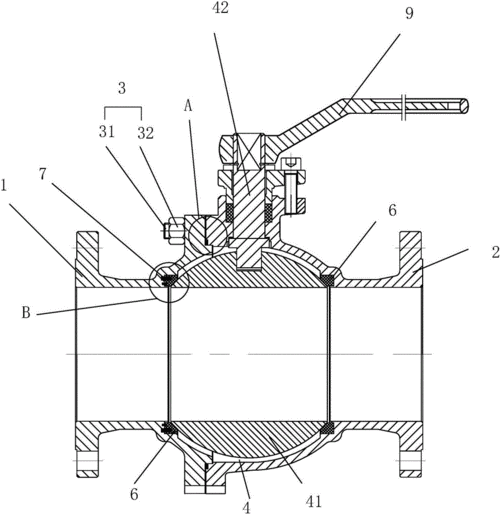 一种软密封球阀制造技术