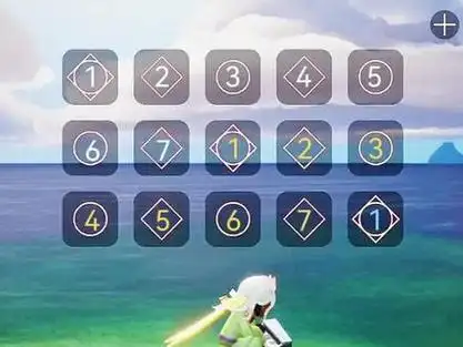 光遇超简单琴谱《青花瓷》 感谢老头同学的友情出镜～#光遇 #光遇琴谱