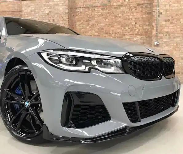 很强很战斗全新宝马3系原厂水泥灰车漆帅呆了