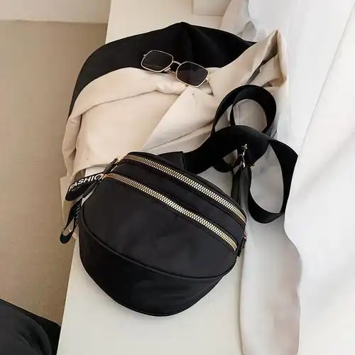 单肩包女通勤小众设计ins百搭大容量女款胸包斜挎包休闲腰包外贸