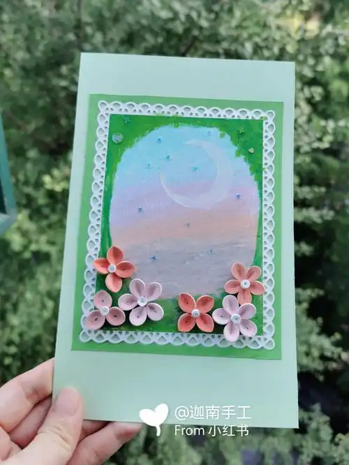 创意礼物  #手工  #衍纸  ##手工贺卡  #diy手工制作  #贺卡