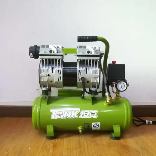 坦克空压机工业级30l小型空气压缩机充气无油静音泵喷漆气泵木工