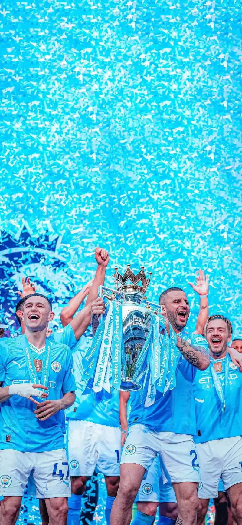 曼城夺得英超四连冠!英超收官战·曼城3:1西汉姆联 高清4k - 抖音