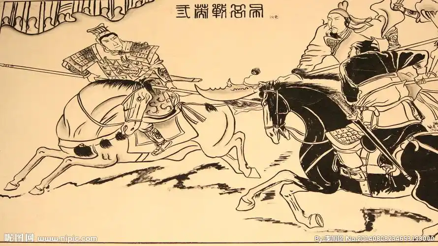 三英战吕布图片