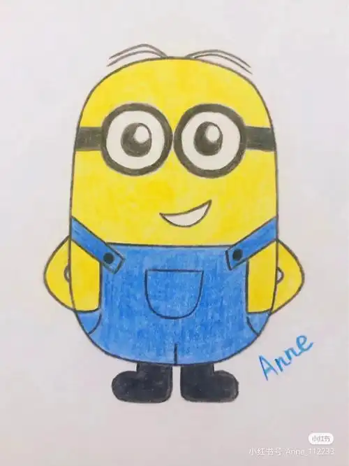 好家伙我直接画成了另外一个小黄人