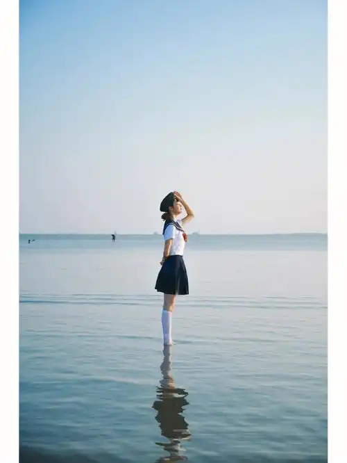 jk水手服  #来拍照了  #jk制服  #水手服  #我的jk日常  #海边日