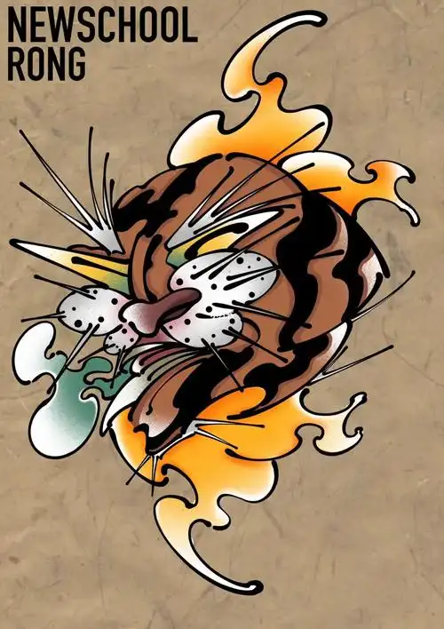 佛山纹身  #我的纹身分享#纹身手稿  #oldschool纹身  #日式老传统