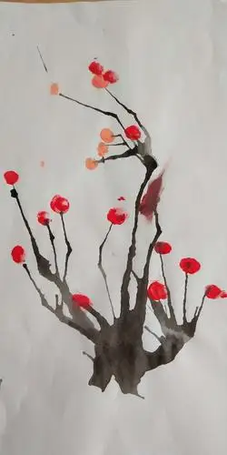 水墨吹画~付迪旭