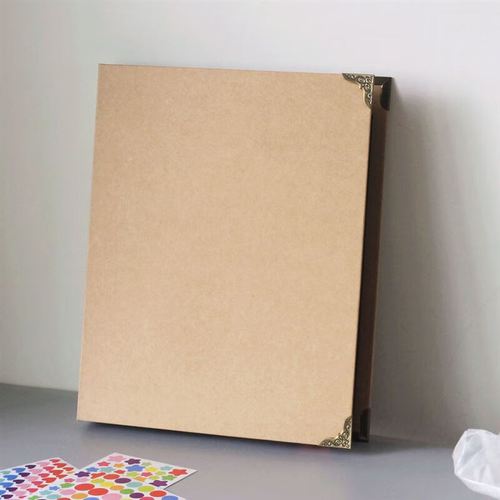 六年级diy我的成长记录册成长手册装饰材料 a4空白封面相册(牛皮纸内