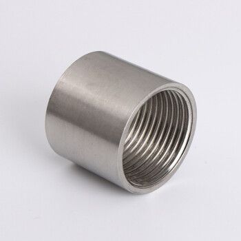 201/304不锈钢管子内丝接头双内牙圆管直接内螺纹水管直通无缝4分 304