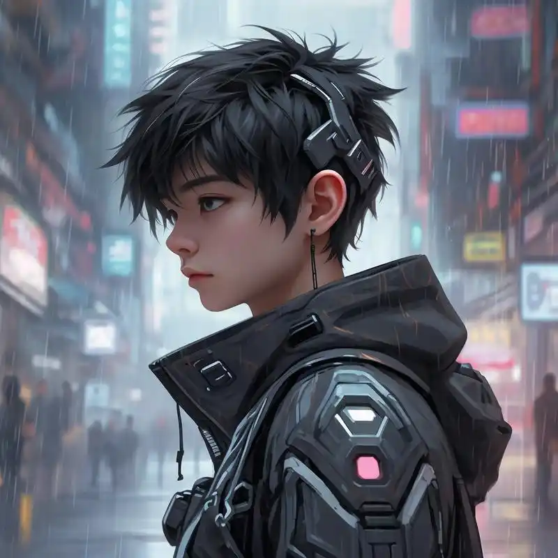 06未来感男生头像04 探索未来,从这些充满科幻感的男生头像开始!