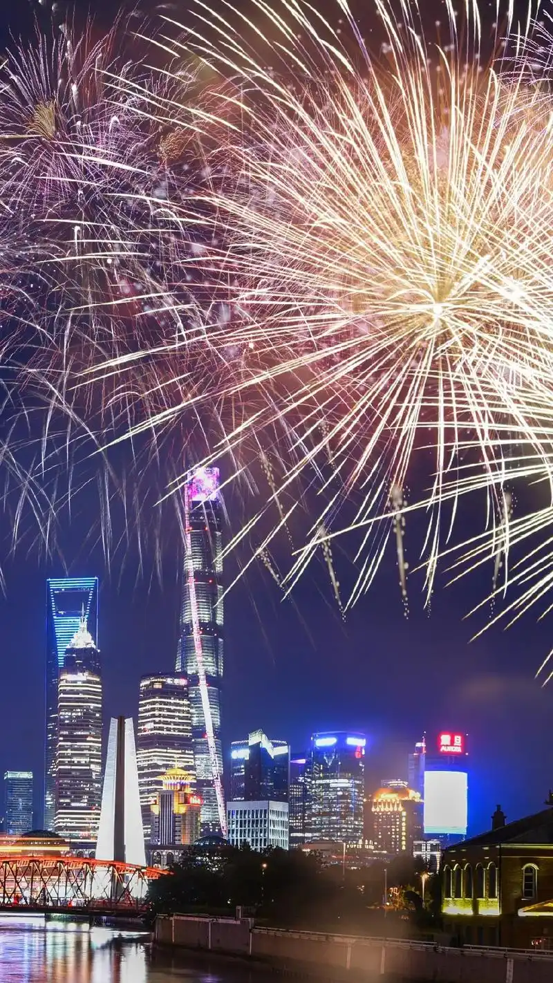 抖音图文来了  「上海外滩夜景烟花秀」 "什么时候最孤独? - 抖音
