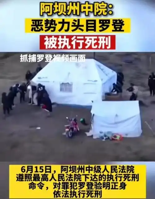 大快人心恶势力头目罗登被法律制裁