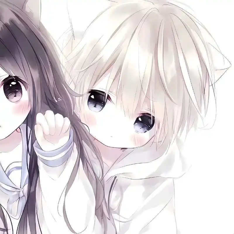 听说可爱会传染 你靠近我一点^⌯𖥦⌯^ ੭#超甜情侣头像