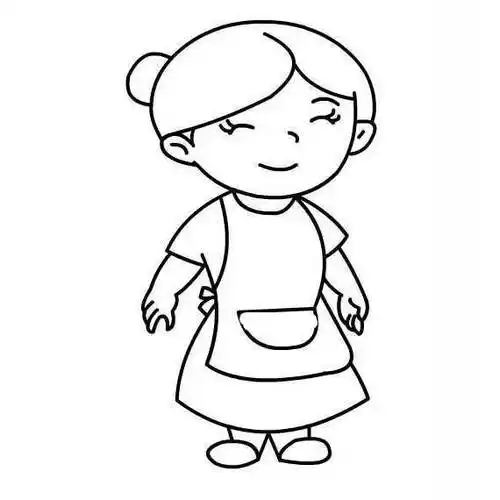 画法妈妈怎么画母亲节妈妈简笔画画法步骤教程妈妈简笔画这是一组妈妈